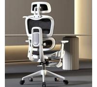 Silla de oficina ergonómica ajustable con soporte trasero y ruedas para mayor comodidad y productividad