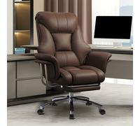 Silla de Oficina Ergonómica Ajustable, Reposapiés Retráctil, Inclinación Multiángulo, Diseño de Respaldo y Ruedas Robustas de para un Fuerte Soporte
