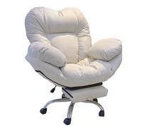 Silla de oficina ergonómica con balanceo de 15°, reclinable de 3 niveles, ruedas silenciosas y tela técnica, cómoda silla de escritorio para juegos y hogar para el máximo apoyo