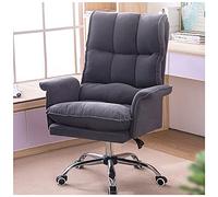 Silla de oficina ergonómica con respaldo alto con función de inclinación y ruedas para uso doméstico y ejecutivo