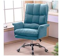 Silla de oficina ergonómica con respaldo alto con función de inclinación y ruedas para uso doméstico y ejecutivo