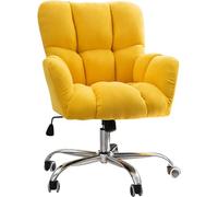 Silla de oficina ergonómica con ruedas, respaldo alto ajustable, mecedora giratoria para oficina en casa y tareas de computadora, comodidad acolchada de piel sintética