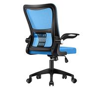 Silla de Oficina ergonómica de Malla: cómoda Silla de Escritorio ejecutiva Ajustable con función giratoria para Uso en el hogar y la Oficina, largas Horas de Trabajo (Azul).