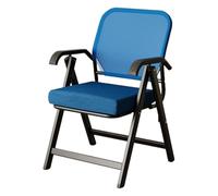 Silla de oficina ergonómica de malla con reposabrazos plegables, comodidad mejorada para reuniones, conferencias y salas de entrenamiento, ideal para largas horas de trabajo y estudio