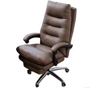Silla de Oficina Ergonómica, Ejecutiva,Silla Giratoria Oficina, Soporte Lumbar, Regulable en Altura, con Reposapies Función de Inclinación, Ideal for Oficina(Khaki2)