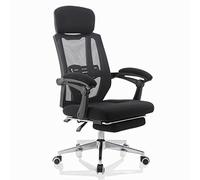 Silla de Oficina ergonómica giratoria de Malla con función reclinable. Cómoda Silla para Juegos con Soporte Lumbar y reposacabezas Ajustable. Ideal para Jefes y para Usar en la computadora (