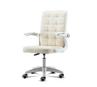 Silla de oficina ergonómica giratoria, resistente, con respaldo medio, ideal para trabajar en casa, usar la computadora o jugar videojuegos. Giro de 360 grados, capacidad de peso máxima de 2