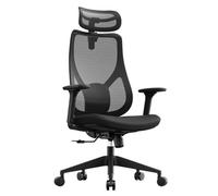 Silla de Oficina Ergonómica Sense7 Moyo, Reclinable, Negro