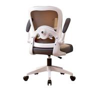Silla de Oficina ergonómica, Silla de Oficina de Malla Transpirable para el hogar con Soporte Lumbar Ajustable y reposabrazos abatible, Silla de computadora de Altura Ajustable para Oficina