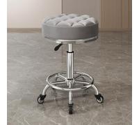 Silla de oficina ergonómica, taburete giratorio, altura ajustable, acolchado cómodo para un uso prolongado, ideal para oficina en casa y lugar de trabajo