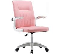 Silla de oficina giratoria multifuncional para oficina en casa silla de computadora silla de jefe de respaldo simple silla giratoria para estudiantes juego dormitorio ocio asiento (color: rosa)