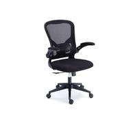 Silla de oficina lexi tejido negro - transpirable 64 x 98/108 x 66 cm