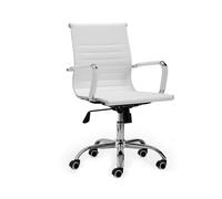 Silla de oficina lucy blanco 64 x 89-99 x 64 cm