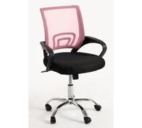 Silla de oficina Midi Pro respaldo malla transpirable estructura acero negro compacto