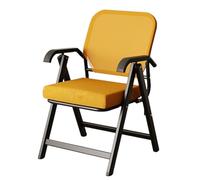 Silla de oficina plegable ergonómica y ajustable, cómoda silla de escritorio de malla para reuniones, conferencias y entrenamiento, diseño portátil azul que ahorra espacio