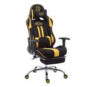 Silla de oficina racing limit v2 con reposabrazos y respaldo ajustable negro / amarillo
