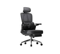 Silla De Oficina Silla ErgonóMica De Escritorio DiseñO De Malla Transpirable Sillas De Ordenador con Respaldo Alto Reposacabezas Ajustable Ruedas De Soporte Lumbar (CojíN De Esponja Negra Co