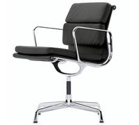 Silla de Oficina Soft Pad EA 208 con Giratorio Negro/ Cromo