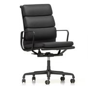 Silla de Oficina Soft Pad EA 219 con Respaldo Alto y Giratorio Nero