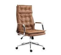 Silla de oficina sotira en cuero real 111x60x65 cm