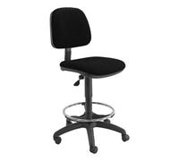 Silla de oficina Unisit ESO acolchada negra con respaldo ajustable