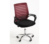 Regalos Miguel - Silla de Oficina Visi en Rojo - Máxima Ergonomía - Ideal para Escritorio y Gaming