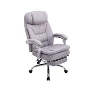 Silla de oficina xl troy tapizada en tela 112x67x67 cm