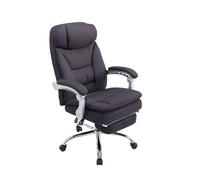 Silla de oficina xl troy tapizada en tela 112x67x67 cm