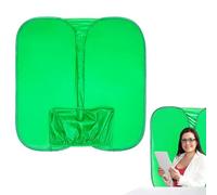 Silla de pantalla verde streaming - Fotografía portátil hoja de fondo de pantalla verde, resistente a las arrugas pantalla de tela reversible para productos o fotografía personal