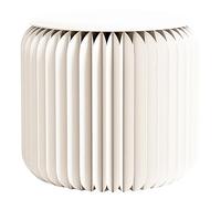 Silla de papel plegable portátil, diseño moderno de acordeón, estructura de panal, taburete bajo ultrafino para sala de estar, dormitorio, ahorra espacio, solución de asiento ligera y elegante