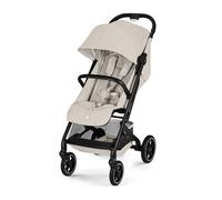 CYBEX Gold Cochecito BEEZY con posición de reclinado ergonómica, Desde el nacimiento hasta aprox. 4 años (máx. 22 kg), Plegado compacto, Sistema de arnés de un tirón, Dune Grey