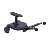 Silla de paseo con asiento universal para cochecito, tabla de pie, diseño de dos ruedas de 360° y capacidad de carga de 25 kg para caminar, jugar, ir de compras y mucho más.