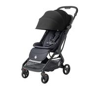Silla de paseo Ergobaby Metro 3 con función reclinable, apta desde el nacimiento hasta los 22 kg (0-4 años), Plegable, compatible con silla de coche, con asiento ergonómico, Onyx Black