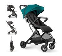 Silla de Paseo Interbaby | Carrito Bebe desde Nacimiento hasta 48 meses o 22 kg | Botón Plegado rápido, Amortiguadores, Capota XXL Intercambiable, Cochecito bebe Minimum Plus Space Verde