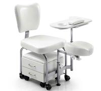 Silla de pedicura Tendy: Equipado con taburete y cajonera