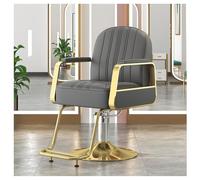 Silla de peluquería ajustable, giratoria de 360°, silla profesional con reposapiés, silla hidráulica de peluquería
