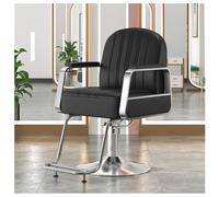 Silla de peluquería ajustable, giratoria de 360°, silla profesional con reposapiés, silla hidráulica de peluquería