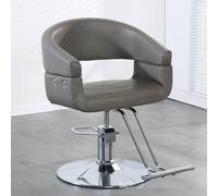 Silla de peluquería con asiento elevador, ideal para salones de belleza y barberías