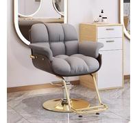 Silla de peluquería de alta gama, taburete de salón con elevación y rotación, diseño grueso para cortar el cabello