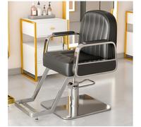 Silla de peluquería hidráulica ajustable con giro de 360° y reposapiés para salón profesional y spa de belleza