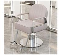 Silla de peluquería hidráulica con reposapiés giratorio y ajustable para el hogar y salones de belleza profesionales