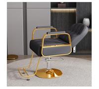 Silla de peluquería hidráulica reclinable, silla de salón giratoria de 360 grados para corte y equipo de champú