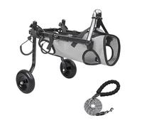 Silla de perro ajustable para piernas traseras, carrito de asistencia de aluminio ligero para mascotas senior o heridas, Ayuda de movilidad fácil con brebajeabilidad para la recuperación y la activida