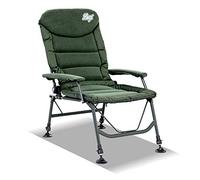 Silla de pesca Lucx®, Like a Big Boss, silla de carpa, silla de camping, silla de jardín con reposabrazos