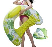 Silla De Piscina Inflable - Limón De Natación Ergonómico Con Portavasos, Balsa Flotante | Armok Agua Para Ally, Hombres, Mujeres, LAGO, PLAYA, SITO SIMPARE SIMPO, RECONCACIÓN, BAJO