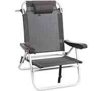 Silla de playa Brunner Siren plegable con reposacabezas, material aluminio, para camping