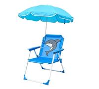 Silla de Playa con Sombrilla Silla con Protección Solar y Sombrilla