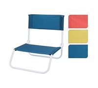 SILLA DE PLAYA METALICA PLEGABLE 45x50x45cm COLORES SURTIDOS