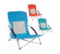 SILLA DE PLAYA METALICA PLEGABLE 60x55x64cm COLORES SURTIDOS