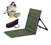Silla de playa plegable 500 g de colchoneta de playa portátil con reposapié de servicio pesado para tomar el sol recopilador con accesorios de bolsas de Carrry para vacaciones en el parque de jardine